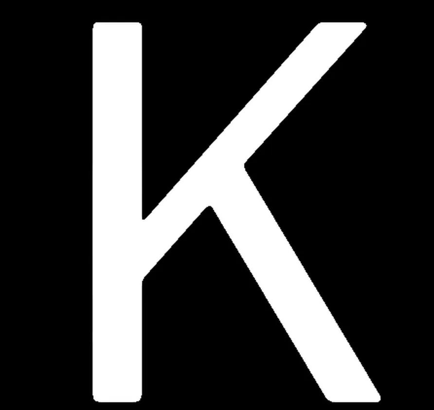 K logo